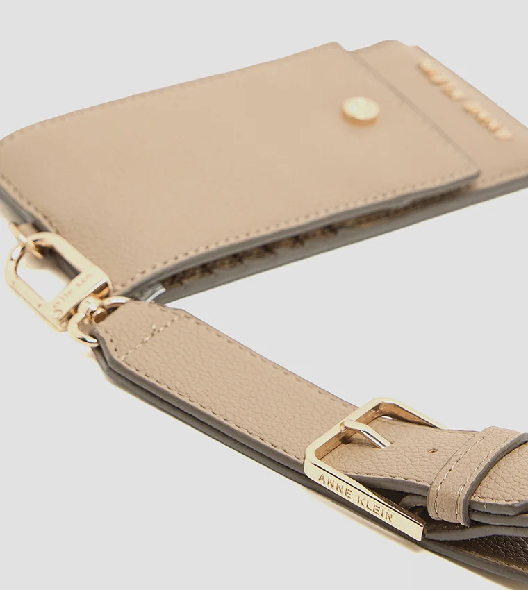 Anne Klein  Anne Klein Logo Detail Zippered Wallet for Women | Best Price UAE